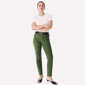 J. Crew Vintage Slim Straight Corduroy Pants Green Size 24